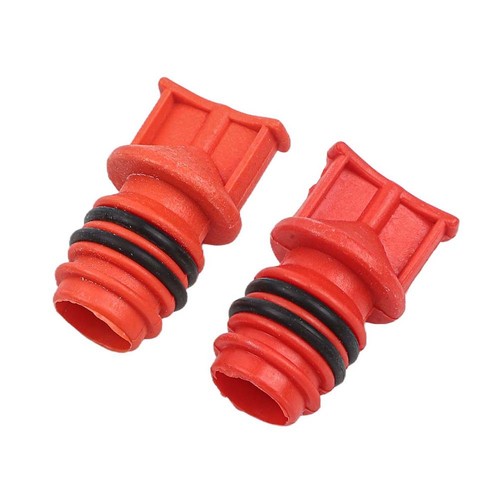 2pcs red plastic - 2pcs,